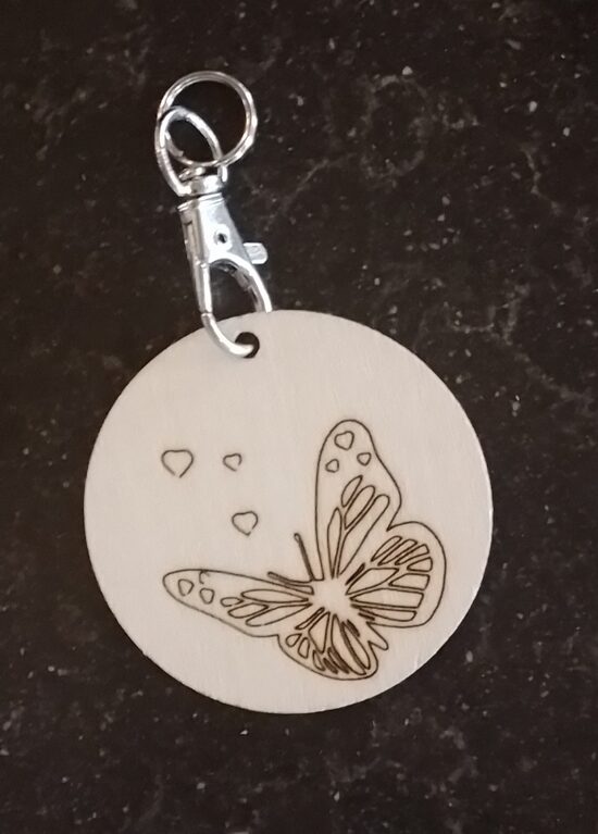 Sleutelhanger vlinder