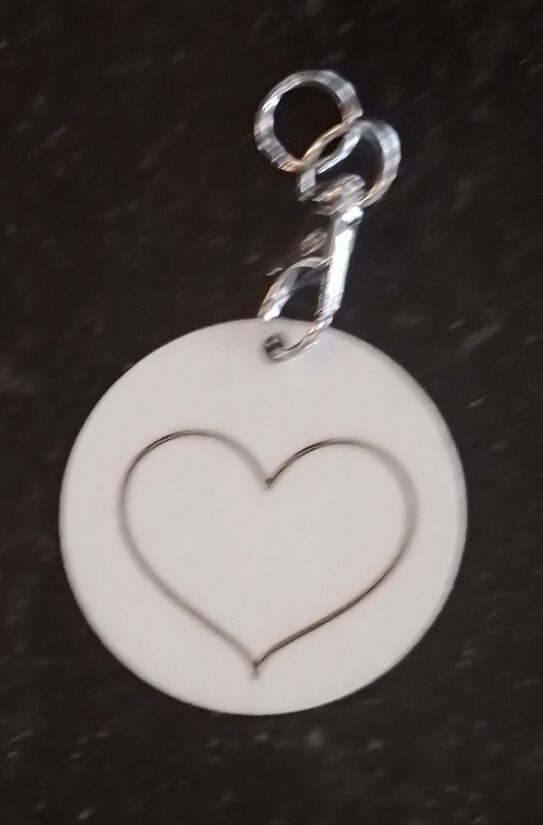 Sleutelhanger hartje