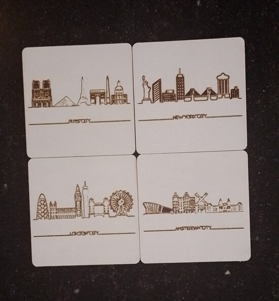 Onderzetterset Cities