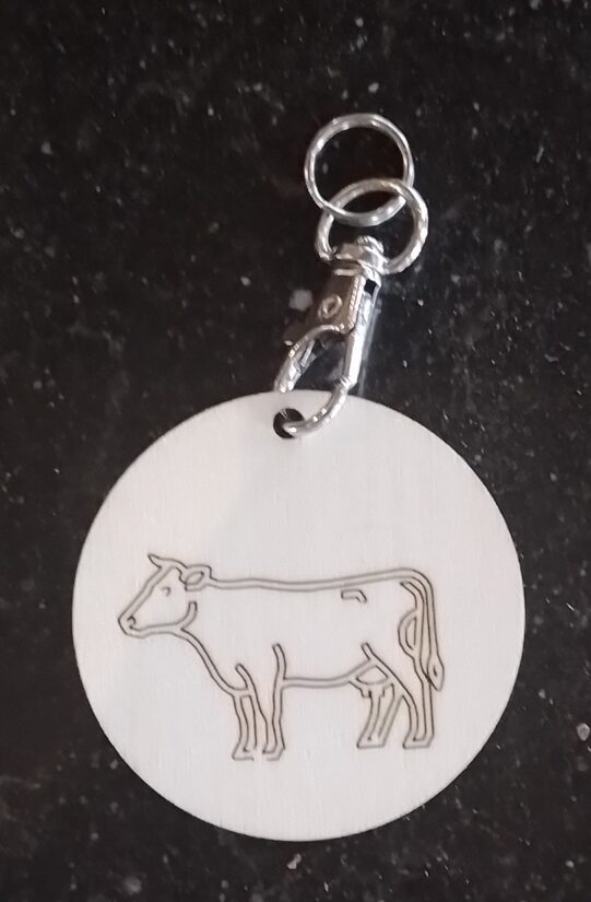 Sleutelhanger koe