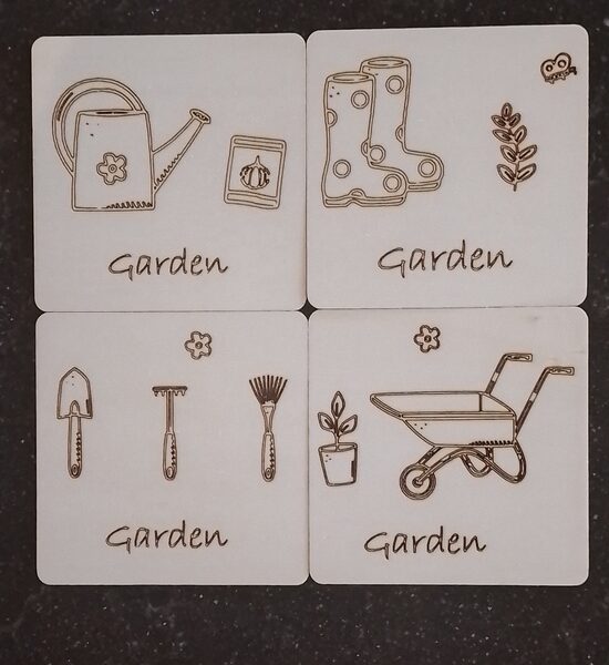 Onderzetterset garden